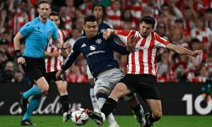 فوز مانشستر يونايتد وتوتنهام على أتلتيك بيلباو وبودوغليمت في ذهاب نصف نهائي الدوري الاوروبي
