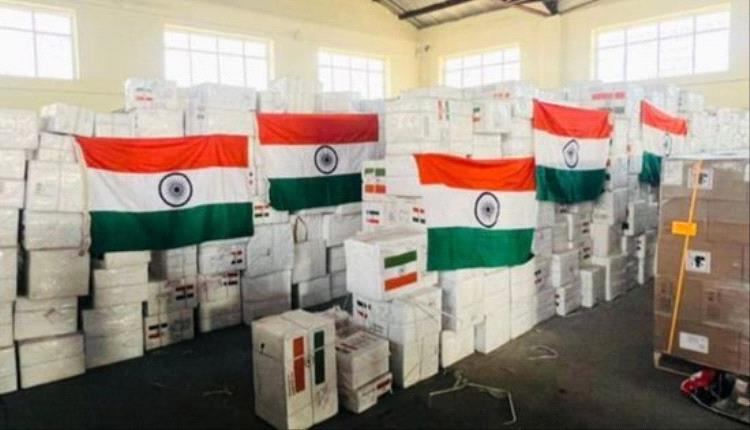 الهند ترسل 16 طناً من المساعدات الطبية إلى أفغانستان