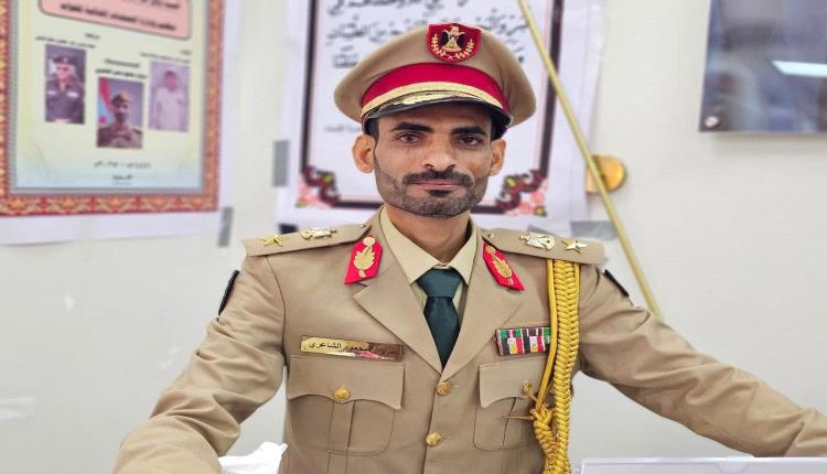 الماجستير بامتياز للعقيد مروان الشاعري من الأكاديمية العسكرية العليا بالعاصمة عدن 