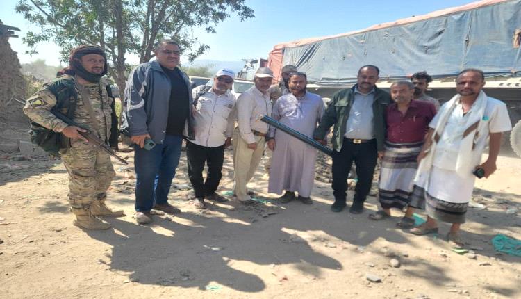 الضالع .. الشاعري يتفقد مشروع مياه حارة جباري بمدينة قعطبة 