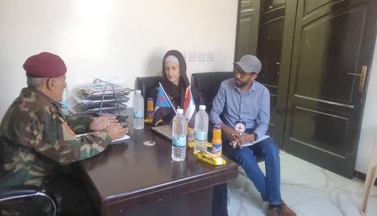 رئيس إنتقالي الضالع يلتقي ممثلي الهيئة الدولية للصليب الأحمر