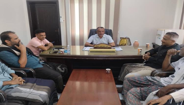 مدير عام بروم ميفع يناقش مع رئيس مياه بروم آلية تطوير المشروع والارتقاء بالخدمة