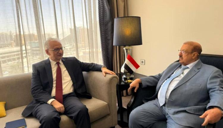 البركاني والسفير الألماني يبحثان سبل تعزيز التعاون ودعم التعافي الاقتصادي في اليمن

