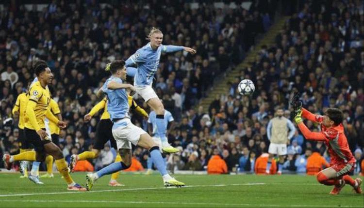 هالاند يسجل رقماً قياسياً جديدًا بدوري الأبطال