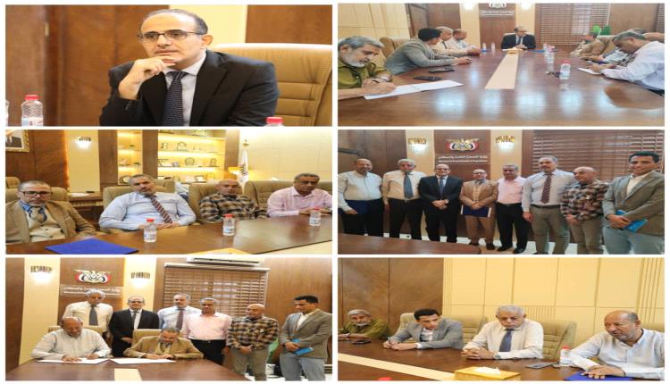 وزير الصحة يرعى توقيع اتفاقية تعاون مشترك بين المجلس الطبي الأعلى ومستشفى سمو الأمير محمد بن سلمان بعدن
