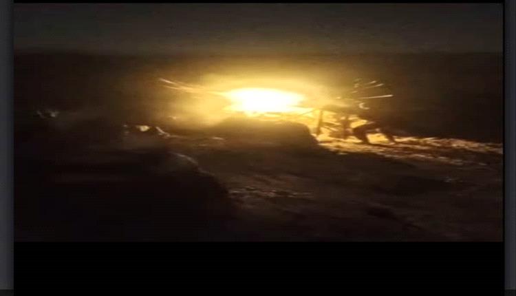 قوات محور سبأ تكسر هجـ.ـوماً حـ.ـوثياً على جبهة مرخة العليا 
