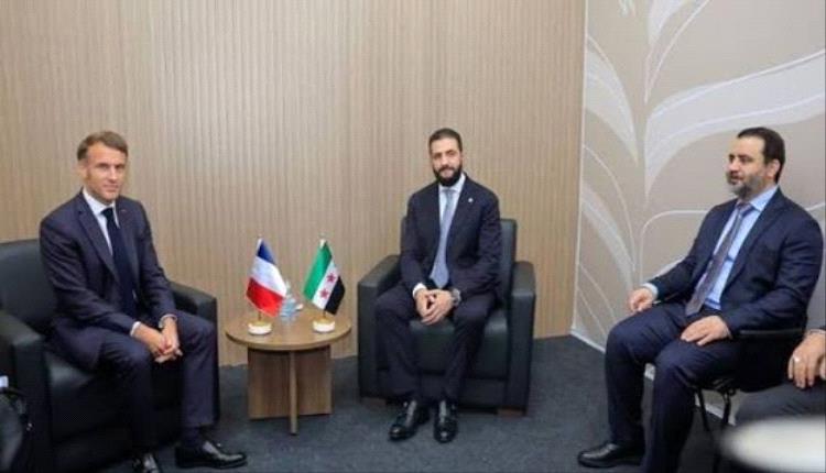 ماكرون يدعو أحمد الشرع لانضمام سوريا للتحالف ضد داعـ.ـش