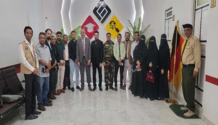 وفد رسمي من دائرة الخدمات الطبية الجنوبية  يزور الجامعة الألمانية الدولية – عدن لمناقشة مسودة اتفاقية الشراكة والتعاون الأكاديمي والتدريبي
