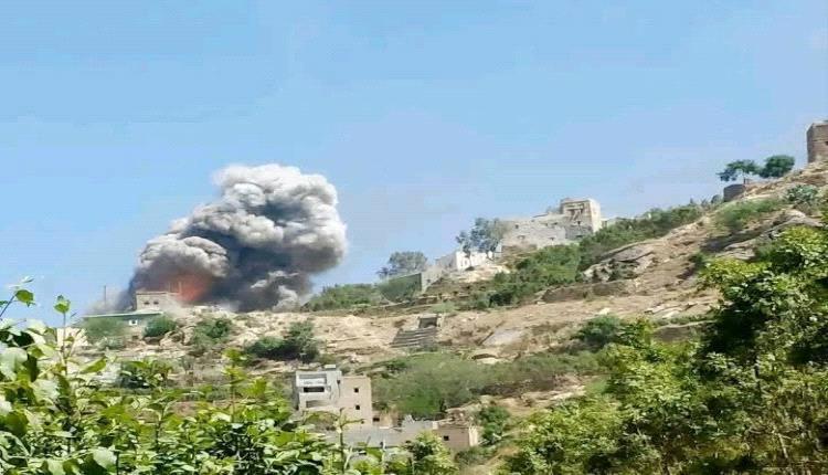 ضـ.ـربة جوية تستهدف موقعا في صعدة وابناء عن استهـ.ـداف عبدالملك الحـ.ـوثي