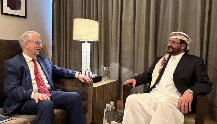 العرادة والسفير الألماني يناقشان دعم الجهود الإنسانية والتعاون التنموي