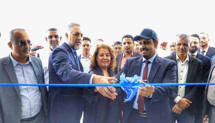 محافظ حضرموت الأستاذ مبخوت بن ماضي وسفير الاتحاد الأوروبي يفتتحان..