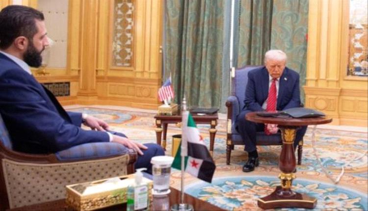 ترامب يثق في أداء الشرع مهام منصبه