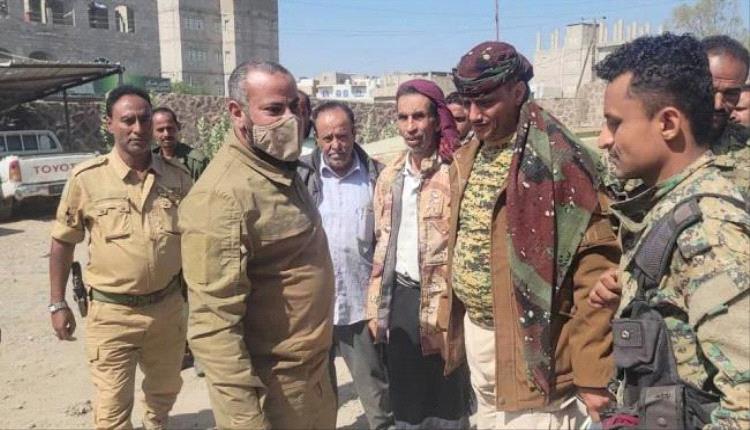 مدير أمن الضالع يتفقد مشاريع ترميم مبنى الإدارة العامة وعدد من المراكز الأمنية بالمحافظة