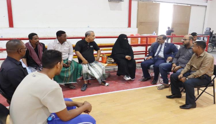 باتيس يزور المعسكر التدريبي لفريق كرة السلة للكراسي المتحركة رجال..