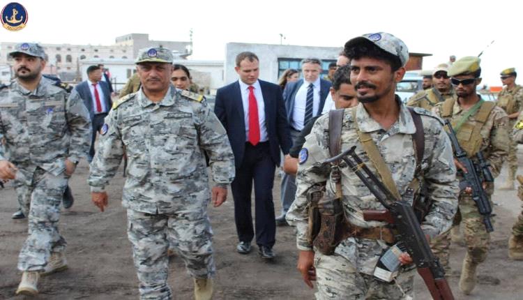 مصلحة خفر السواحل تستقبل وفداً بريطانياً رفيع المستوى