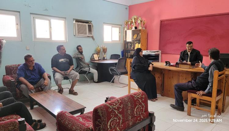 مدير عام المنصورة يزور إدارة التربية وبداية عهد إداري جديد يقوده ..