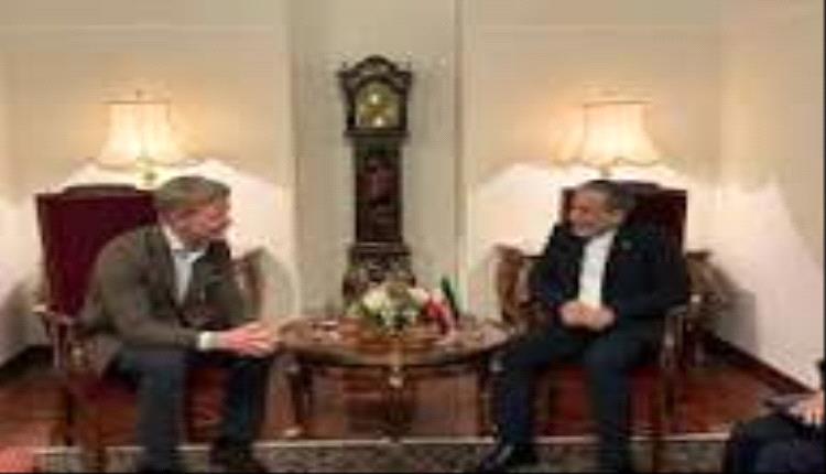 ‏الممثل الخاص للأمين العام للأمم المتحدة في اليمن يلتقي وزير الخارجية الإيرا/ني في مسقط