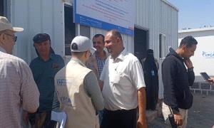 وفدا من السفارة الهولندية يتفقد عددا من المنشآت الصحية بمديرية الضالع