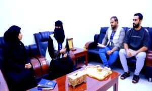 هيئة المرأة والطفل تطلع على مشروع حماية وتنمية المرأة في المجتمع