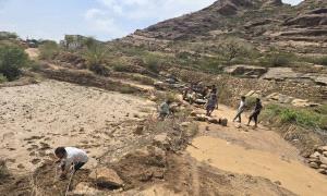 ابناء الشعيب يطلقون حملة خيرية لدعم رصف طريق اقذيذ _ المشارع
