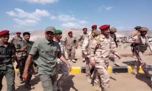 نصر بن عاطف يشيد بانضباط اللواء الرابع دعم وإسناد خلال زيارة تفقدية لمعسكره