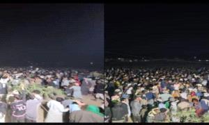 جموع غفيرة تشيع المناضل عبدربه محرق ووالدته
