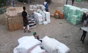 الحزام الأمني في أبين يضبط شحنة سجائر مهربة مخفية داخل شاحنة "جامبوا"