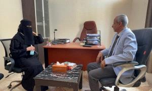 الوكيل الشبحي يزور مقر مؤسسة إحسان للتنمية الإنسانية ويناقش معها التدخلات القادمة في القطاع الصحي