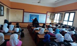مؤسسة بسمة أمل للتنمية تنفذ محاضرة توعوية لطلاب وطالبات مدرسة الشهيد سعيد محمد سعيد بمنطقة الوبح