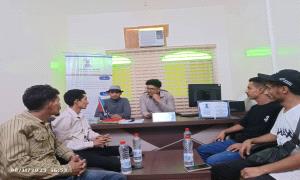 قيادة اتحاد طلاب جحاف تزور قيادة اتحاد طلاب الشعيب لتعزيز التعاون وتبادل الخبرات بين الجانبين