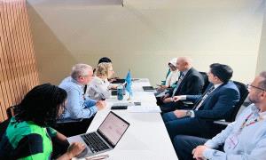 وزير المياه يبحث مع برنامج الأمم المتحدة للبيئة دعم جهود اليمن في التعافي البيئي 
