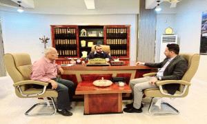 وزير الأشغال يناقش مع رئيس هيئة الأراضي  توحيد الجهود في التخطيط العمراني 