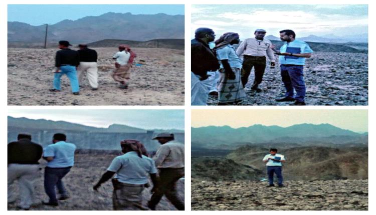 الفريق الفني لمكتب منظمة "UNOPS" يتفقد كهرباء غيضة البهيش وموقع مشروع  الطاقة الشمسية