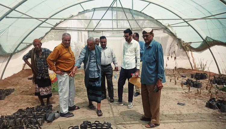 فريق التوجيه والرقابة الرئاسي يطلع على أوضاع مكتب الزراعة والري بمحافظة أبين