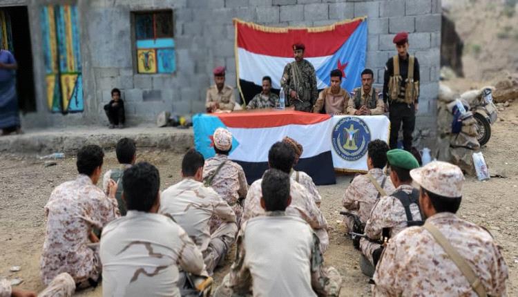 برعاية الهدف التوجيه المعنوي باللواء الثاني مشاة يقيم مسابقة ثقافية أكتوبرية لمنتسبيه في جبـ.تهات تورصه بالضالع