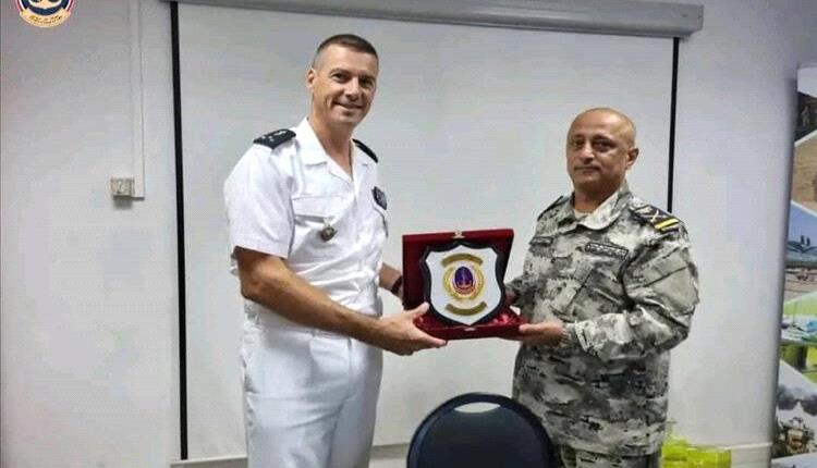 رئيس خفر السواحل يختتم زيارته إلى جيبوتي بلقاء قيادة عملية "أسبيدس" لتعزيز التعاون البحري


