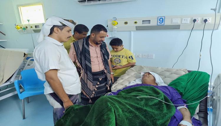 مدير أمن تبن يزور المهندس هود بغازي للاطمئنان على صحته بعد عملية قلب ناجحة