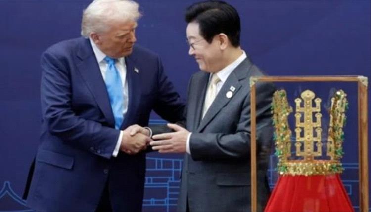 الوسام الأكبر لموغونغوا.. كوريا الجنوبية تهدي ترامب تاجاً ملكياً