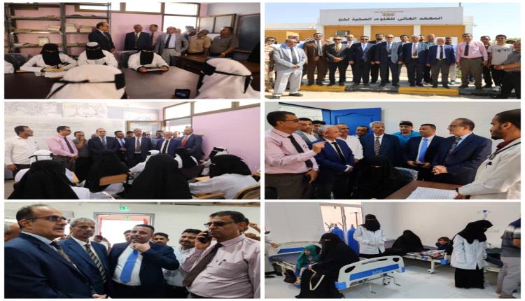 وزير الصحة ومحافظ لحج يتفقدان عددًا من المرافق والمنشآت الصحية ويبحثان تطوير القطاع الصحي بالمحافظة