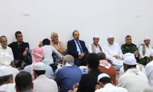 محافظ حضرموت الأستاذ مبخوت بن ماضي يقوم بزيارة تفقدية لمديرية دوعن ويؤكد دعم السلطة المحلية للنهوض التنموي بالمديرية
