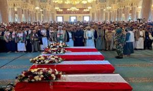 الحو،،ثيون يشيعون جثمان رئيس أركان قواتهم بصنعاء


