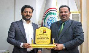نادي الجلاء الرياضي يُكرّم المدير العام للمؤسسة الاقتصادية العميد سامي صالح السعيدي