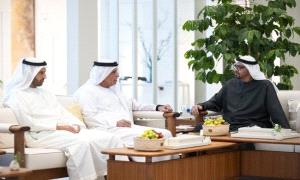 رئيس الإمارات يستقبل حاكم رأس الخيمة في قصر الشاطئ