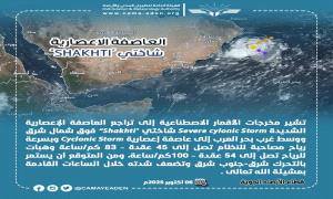 الأرصاد الجوية تؤكد أن المنخفض الجوي في بحر العرب تراجع إلى عاصفة إعصارية