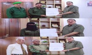مدير أمن العاصمة عدن يكرم عدداً من الضباط والمنتسبين المتميزين في تنفيذ المهام الأمنية