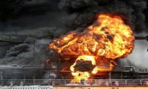 اندلاع حـ.ىريق بميناء دير جنوبي إيـ.ـران