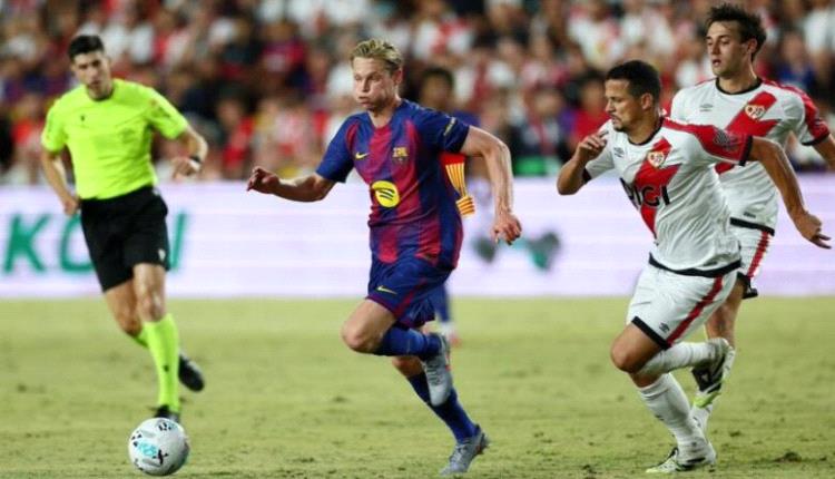 برشلونة يكتفي بالتعادل أمام رايو فايكانو في مباراة مثيرة بالدوري الإسباني