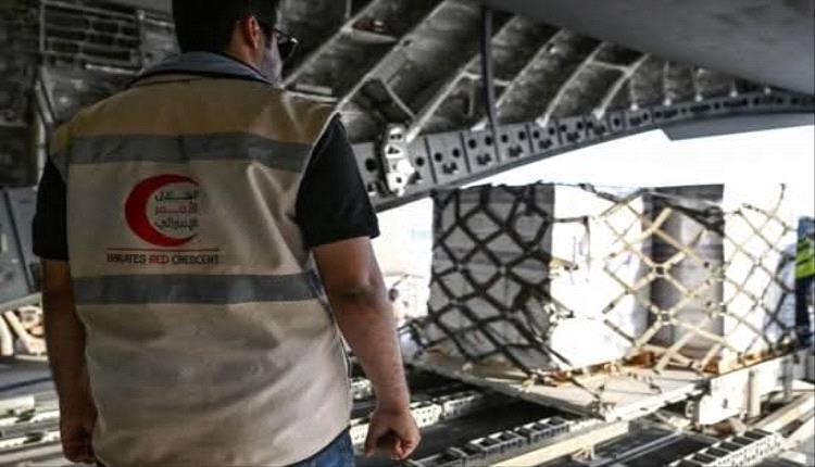 الإمارات ترسل سفينة محملة بــ 40 طناً من المساعدات الإنسانية أفغانستان