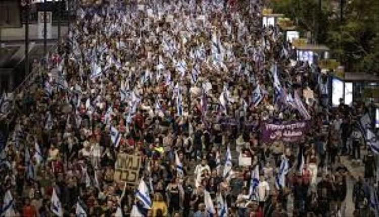آلاف الإسرائـ.ـيليين يتـ.ـظاهرون في القدس ضـ.ـد نتنياهو