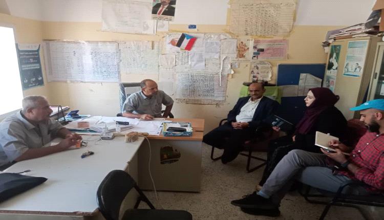 لحج.. مدير عام المسيمير يستقبل وفداً من منظمة اليونيسف ووزارة الصحة